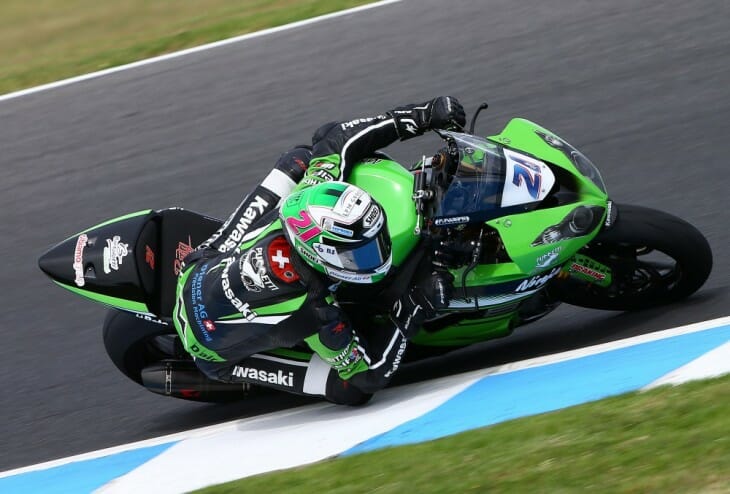 Cycle News Randy Krummenacher 2016 Phillip Island World Supersport Test