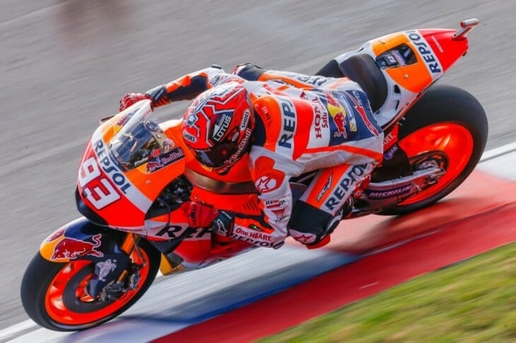 Marc Marquez Tops Friday in Argentina - Cycle News