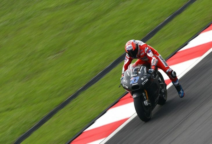 Stoner on the brakes MotoGP