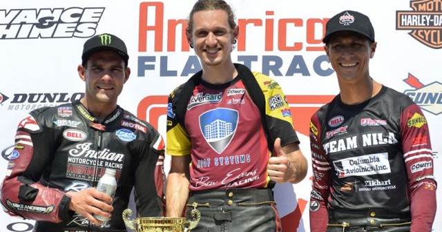 2018 American Flat Track Results from the Springfield Mile I - Cycle News