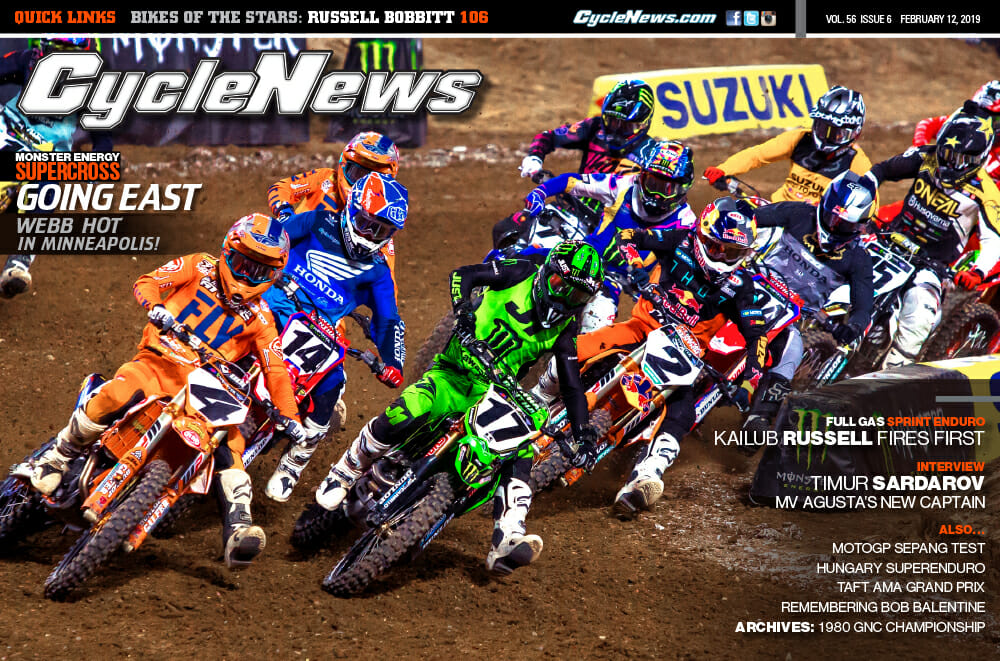 Cycle News Magazine #6: Minneapolis Supercross, S.C ...