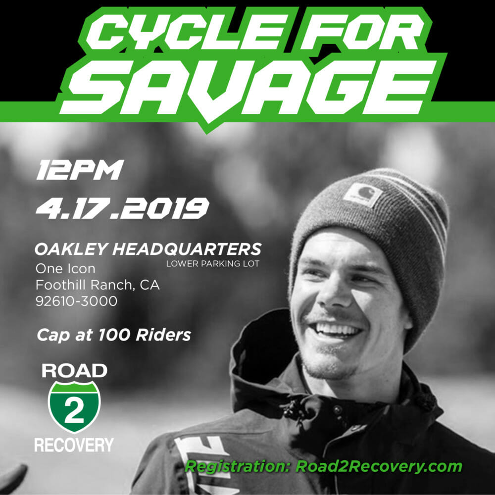 Registration has officially opened for the highly anticipated “Cycle for Savage”, mountain bike fundraiser ride to support Blake Savage in his road to recovery