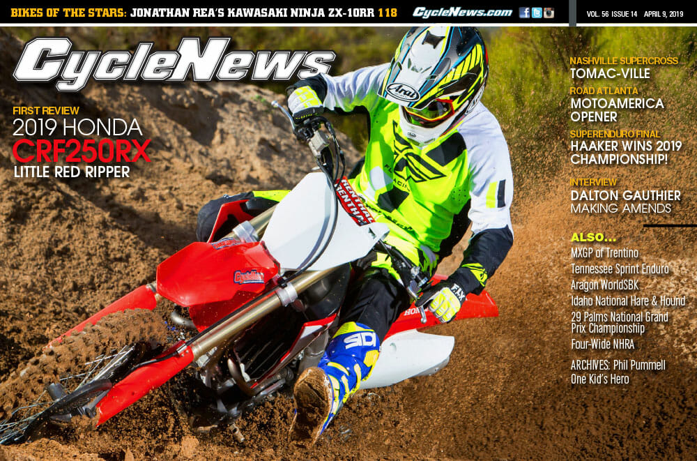 Cycle News Magazine #14: Nashville Supercross, Honda CRF250RX Review ...