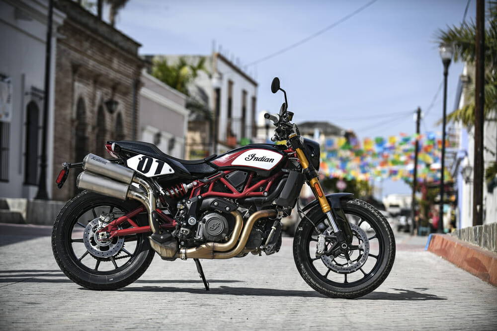 The 2019 Indian FTR 1200 Tracker Package