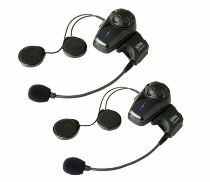 Sena SMH10-10 Motorcycle Bluetooth Headset / Intercom (Single)  , Black : Automotive