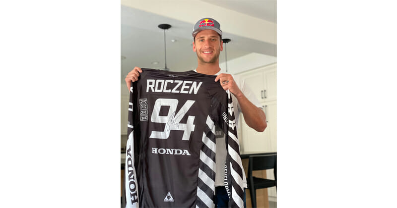 Ken Roczen Signed Race Issued Jersey (PA)