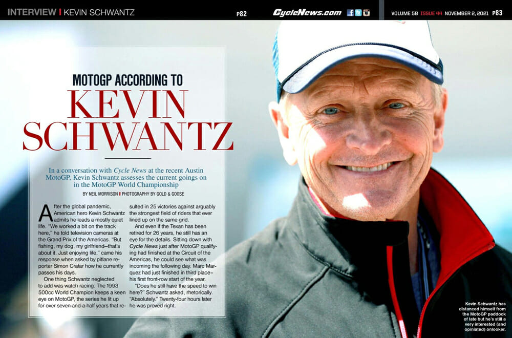 Kevin Schwantz Interview - Cycle News