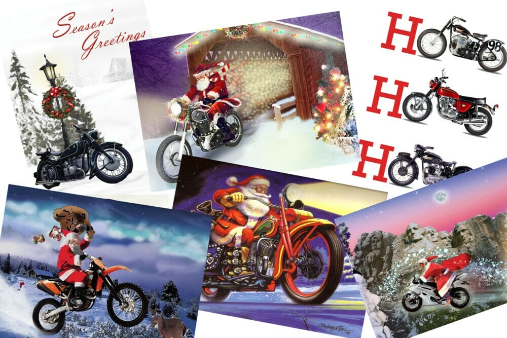 AMA Motorcycle Hall of Fame Holiday Cards Cycle News