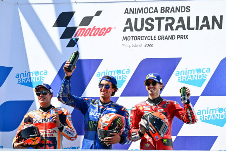 2022 Australian MotoGP News and Results Sunday