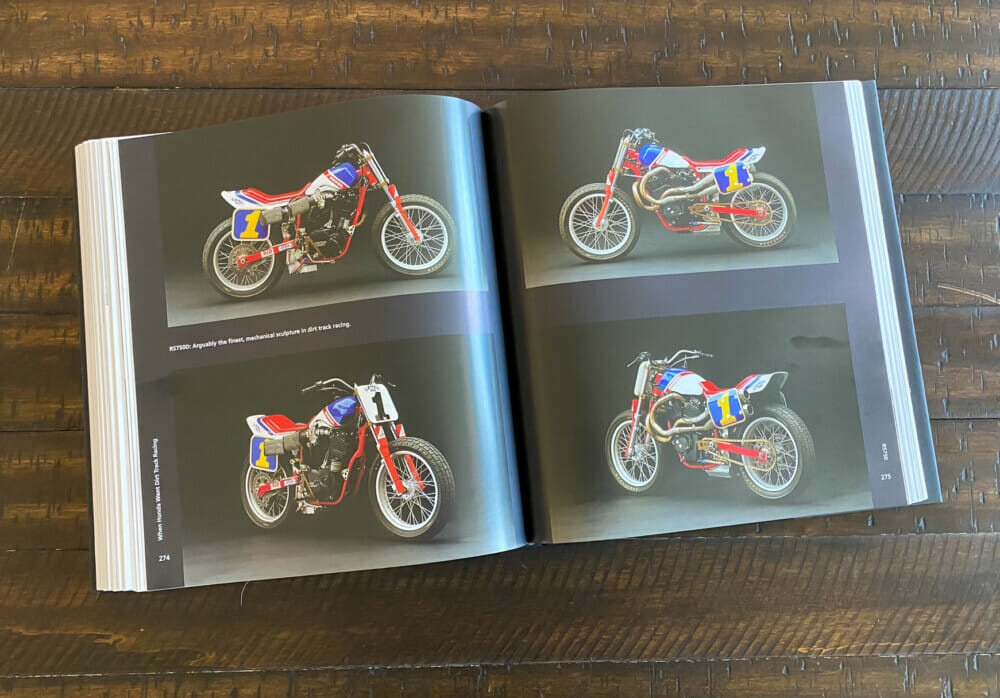 When Honda Went Dirt Track Racing inside the book