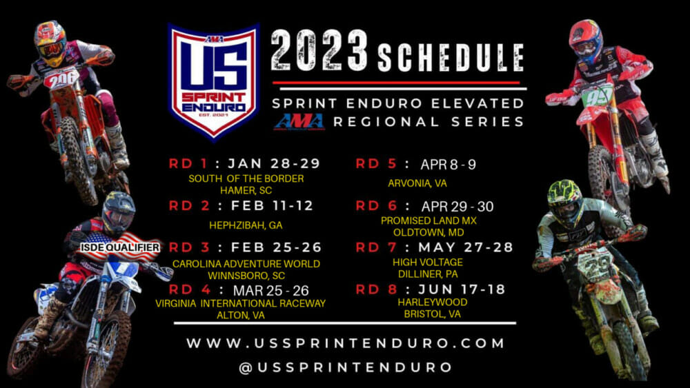 2023 U.S. Sprint Enduro Schedule Cycle News