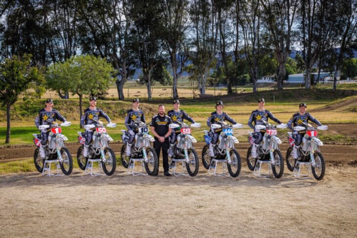 Rockstar Energy Husqvarna Factory Racing 2024. Photo by Simon Cudby