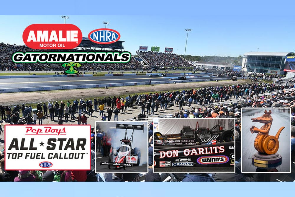 Historic NHRA Gatornationals Set to Open 2025 NHRA Season on March 69