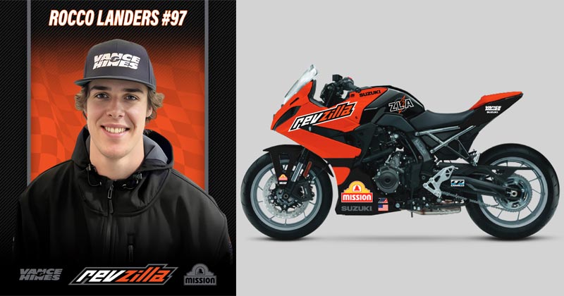 Landers Set To Debut Vance & Hines Motorsports Suzuki GSX-8R In ...