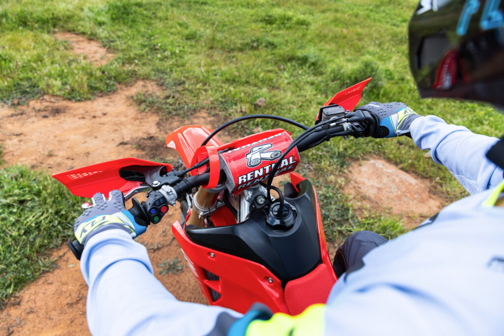 2025 Honda CRF250RX cockpit