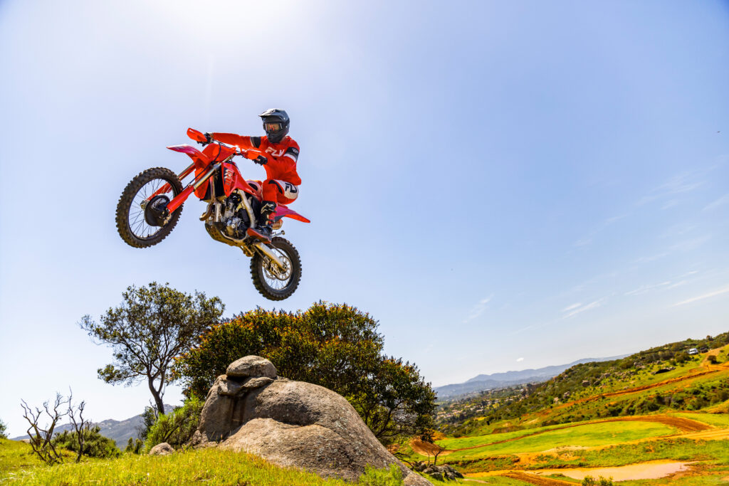 2025 Honda CRF250RX jumping