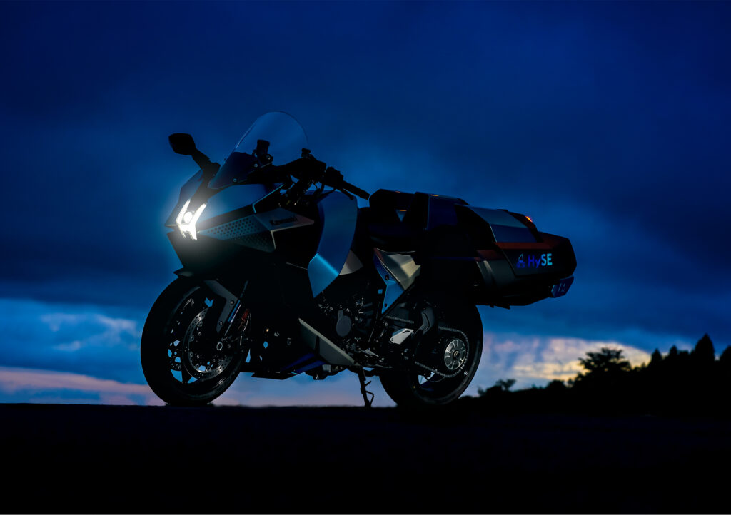 Kawasaki Hydrogen Engine Concept Motorcycle at Suzuka