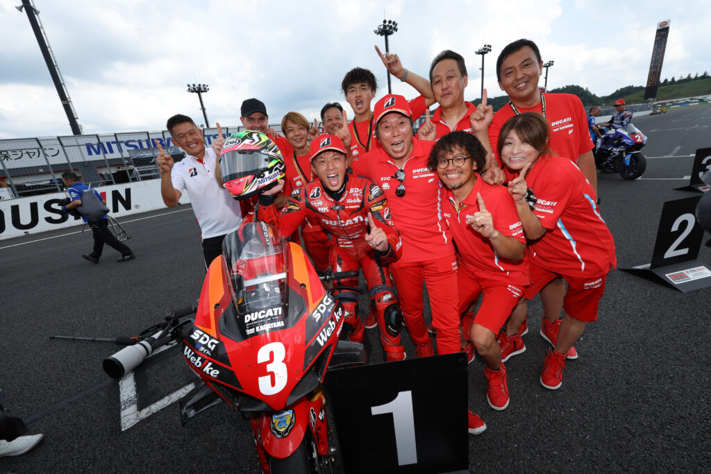 Ducati Rider Ryo Mizuno wins JSB1000 Championship at Motegi