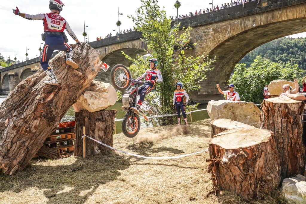 Gabriel Marcelli at 2024 FIM TrialGP of France.