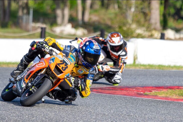 MotoAmerica Mini Cup racers