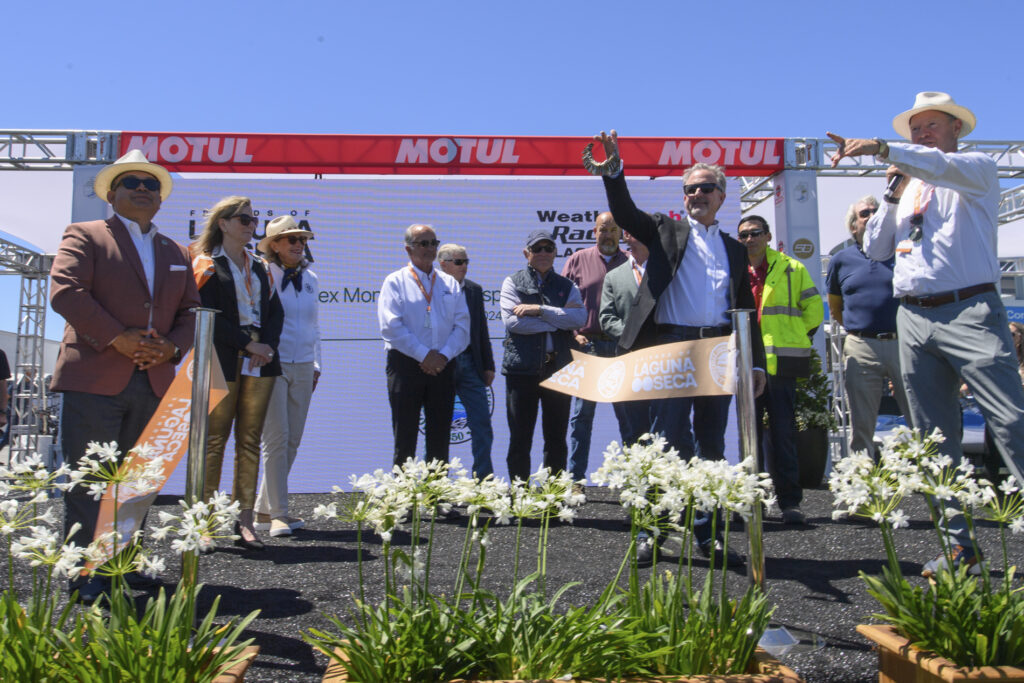 Friends of Laguna Seca board members, raceway employees, volunteers, and government officials hosted an official ribbon-cutting ceremony and champagne toast to kick off long-term commitment