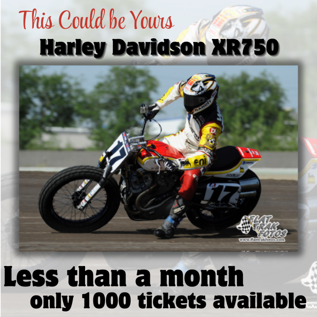 Back on Track Charity Harley Davidson XR750 Sweepstakes