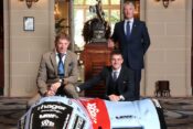 Royal Automobile Club presents Segrave Trophy to Isle of Man sidecar TT winners Ben and Tom Birchall