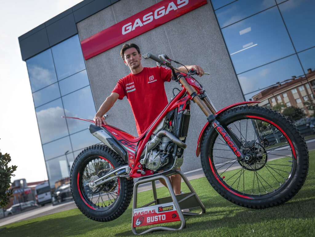 GasGas Factory Racing Re-Signs Jaime Busto