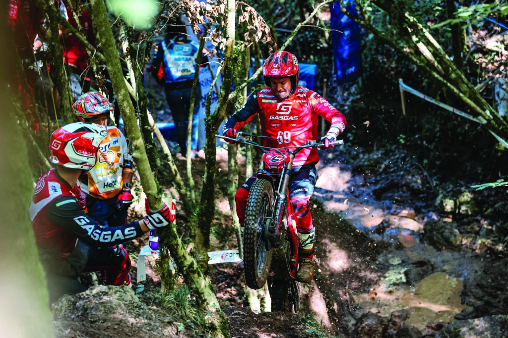 Jaime Busto en el FIM TrialGP de España 2024