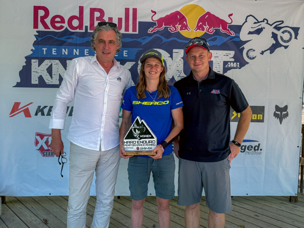 Rachel Gutish secured the Women’s Hard Enduro Performance Award supported by 24MX At Red Bull TKO