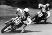 Scott Brelsford leads Rex Beauchamp at San Jose Mile 1975