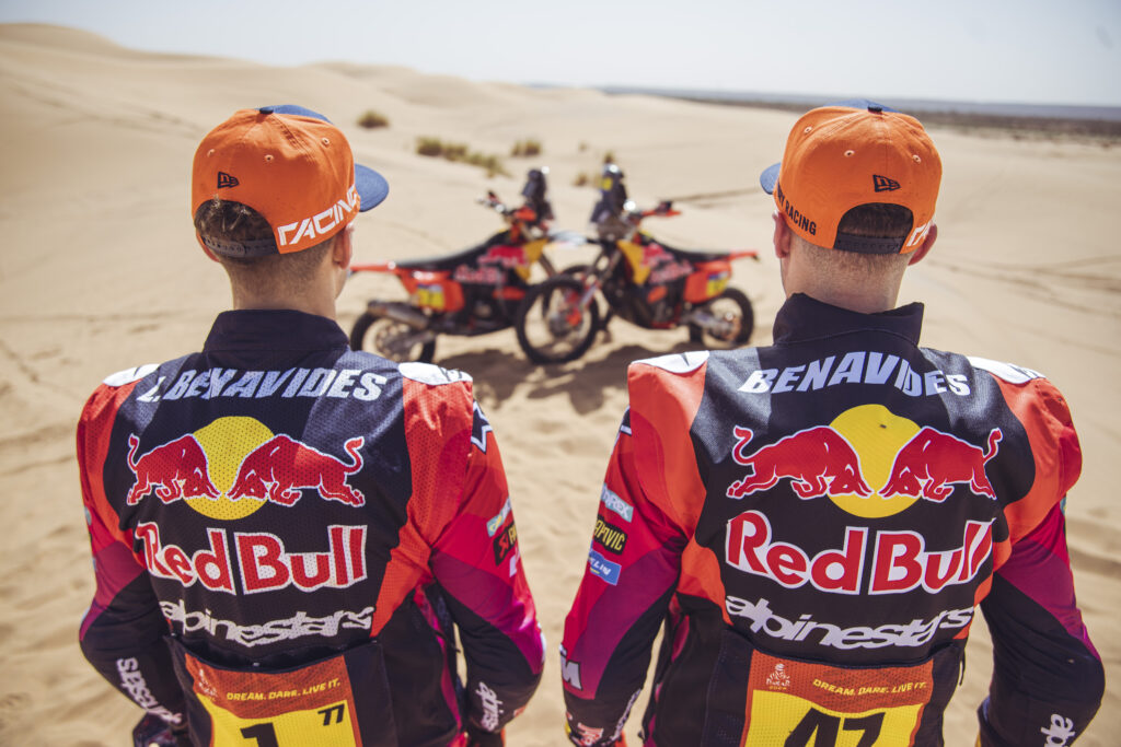 Luciano Benavides, Daniel Sanders Red Bull KTM Factory Racing Rallye du Maroc team