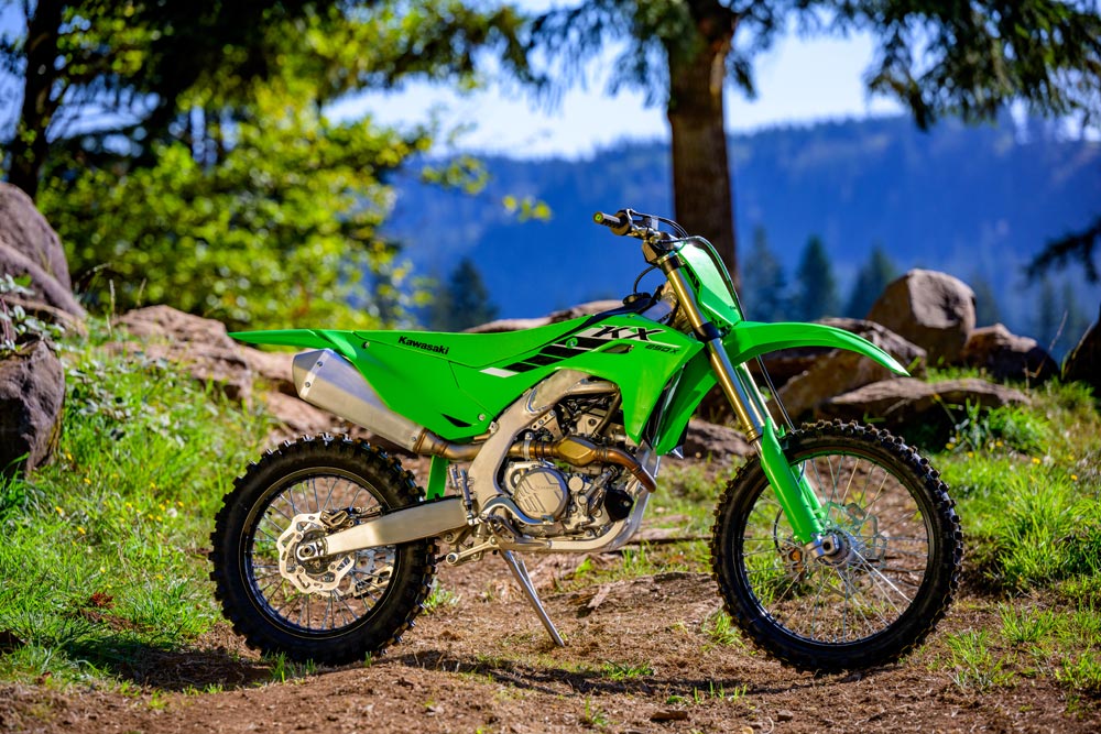 2025 Kawasaki KX250X parked