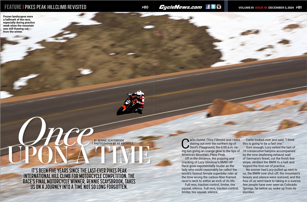 Cycle News Magazine Pikes Peak Hill Climb Feature