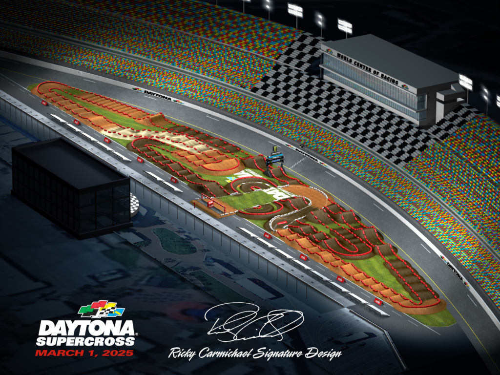 Daytona 2025 Supercross track