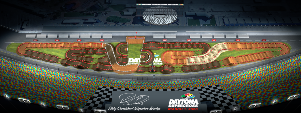 Daytona Supercross 2025 track