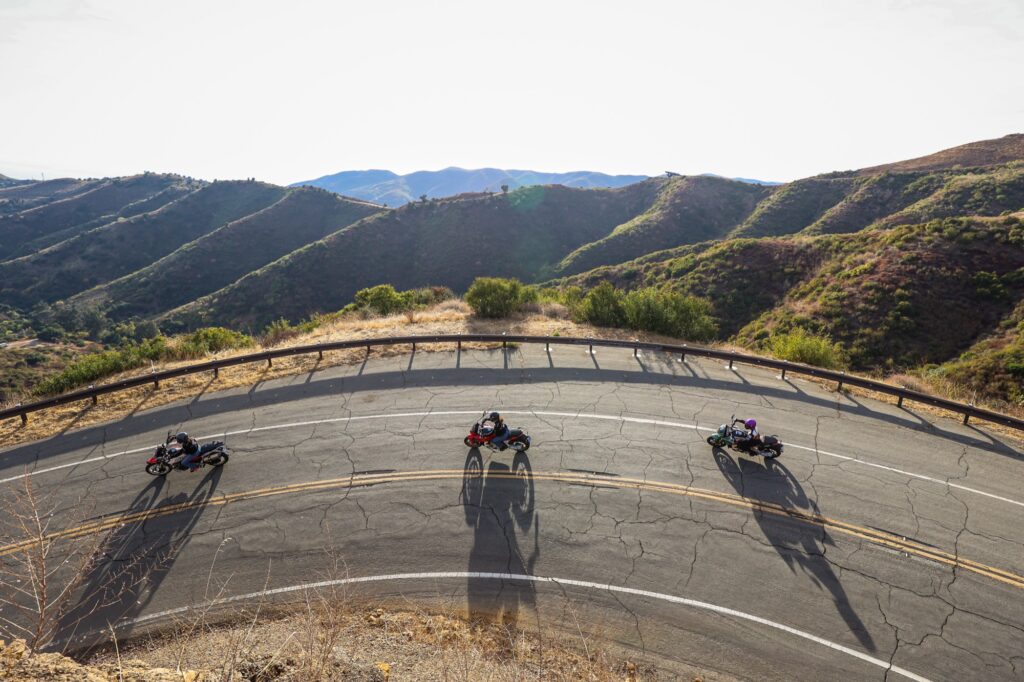 Moto Guzzi and France's Eudoxie Partner for a SoCal Split Chain event