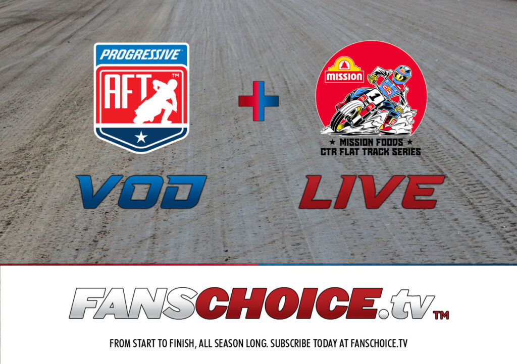 FansChoice.tv Official Livestream Platform for Mission Foods CTR Flat Track Series