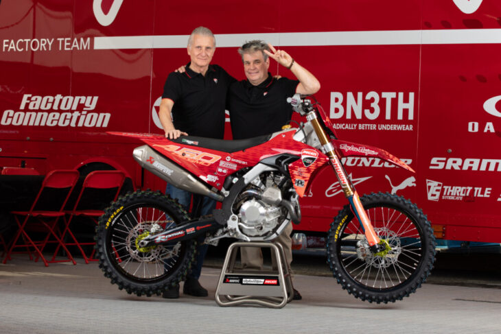 Ducati Desmo450 MX unveiled at Anaheim