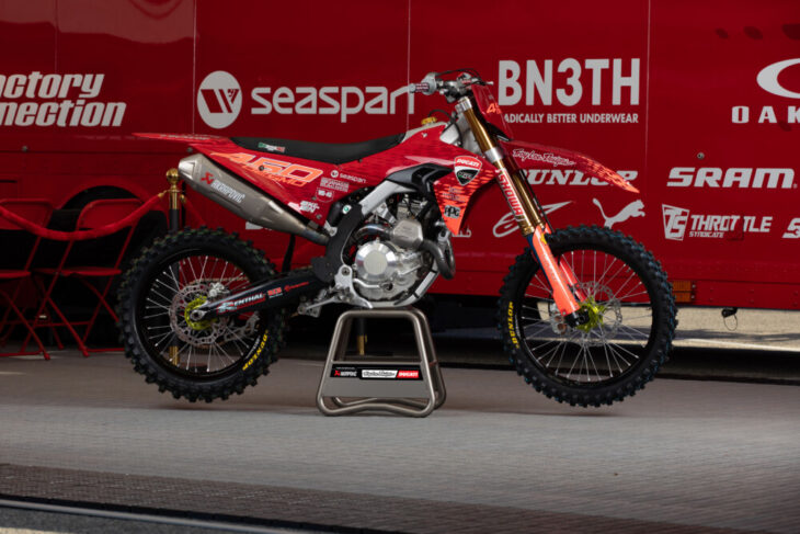 Ducati Desmo450 MX unveiled at Anaheim